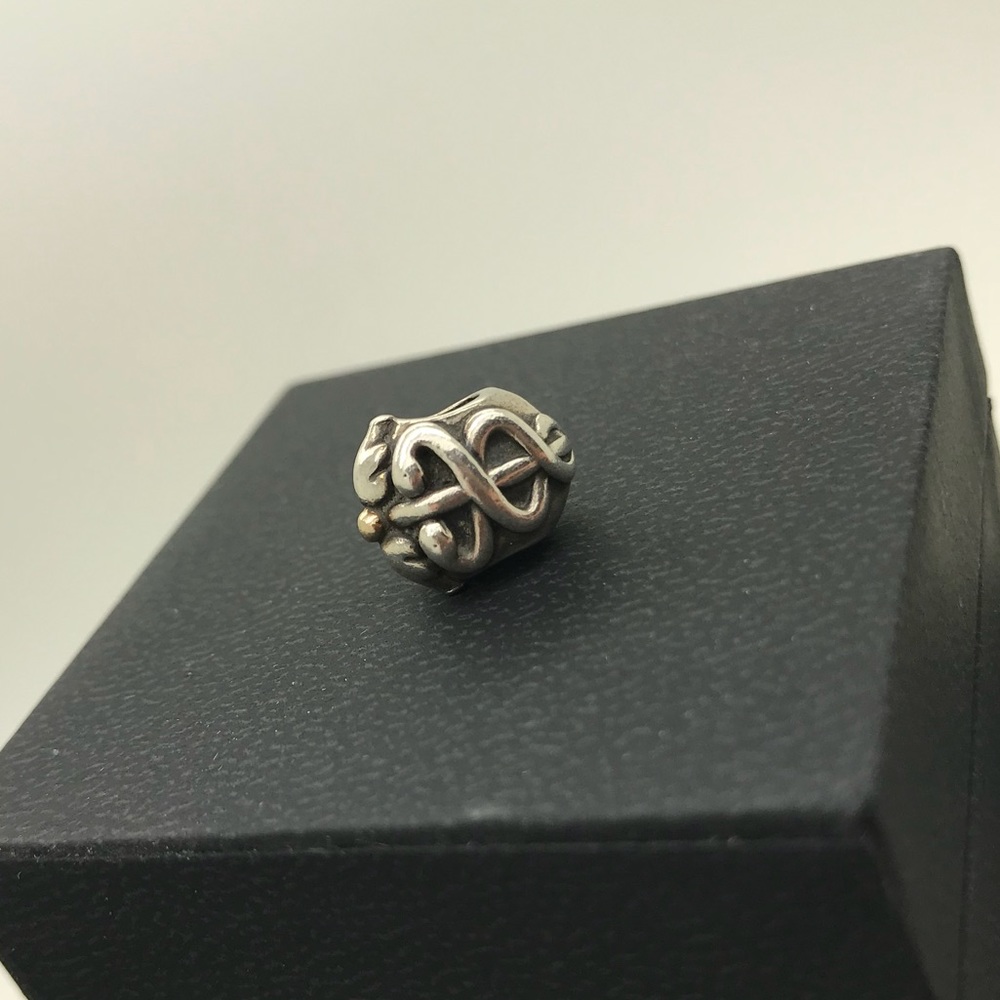 Pandora 925 Sterling Silver with Yellow Gold charm